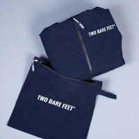 Two Bare Feet Kids Weatherproof Packable Changing Robe & Travel Bag - Marine Blue / Black Extra Image 4 Preview